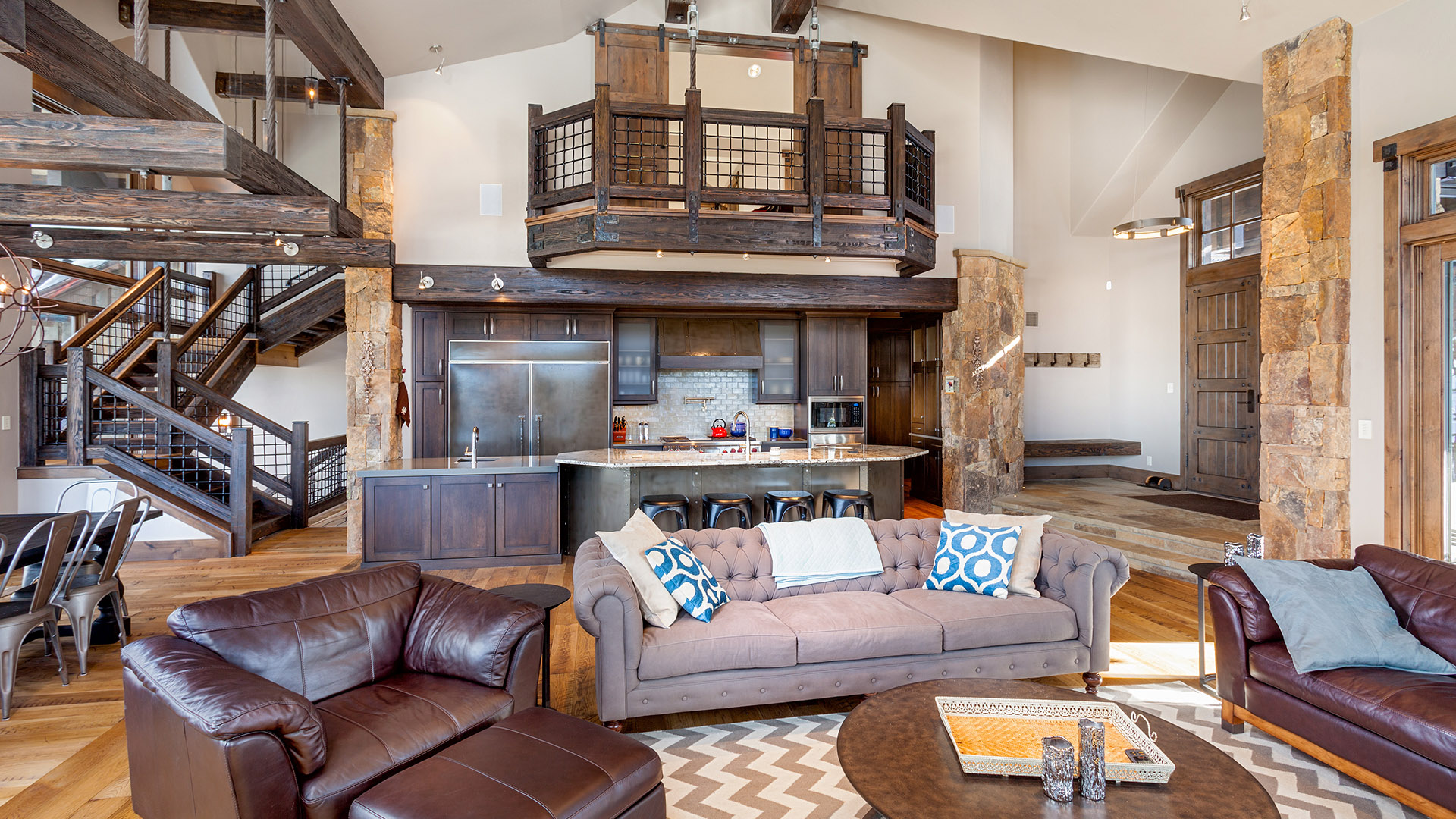Timber Lodge living room